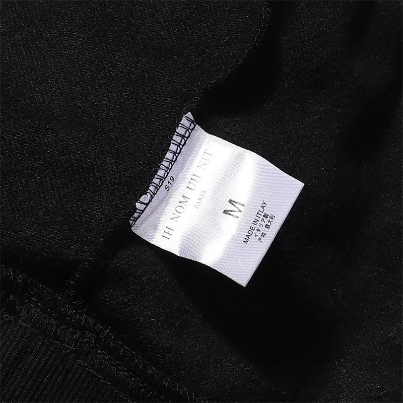 Black Rice White IH NOM UH NIT Hoodies Gold Necklace Masked Men Printing Men Woman Good Quality Casual Sweatshirts Street King Limited