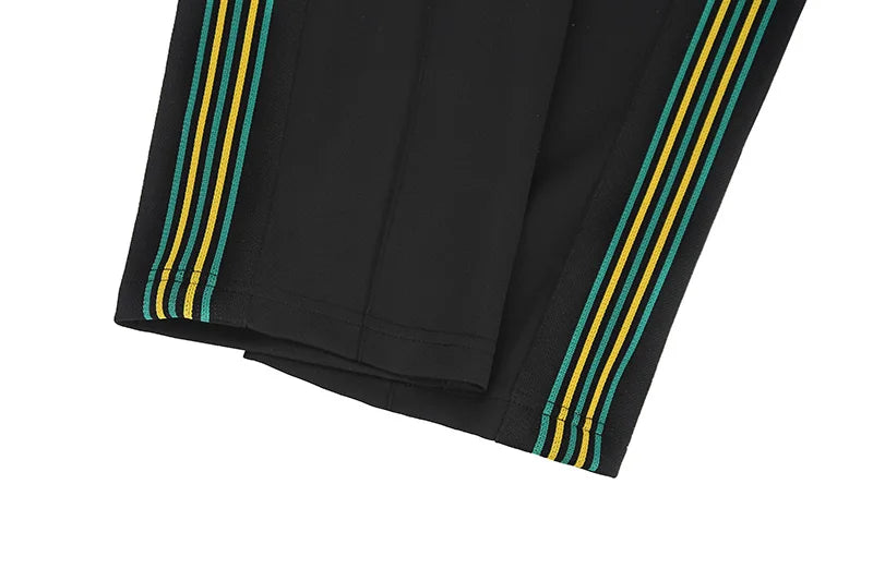 tie xiuhong high quality men woman pants chaopai versatile side edge weaving stripe embroidery loose joggers sweatpants unique joggers style 4891