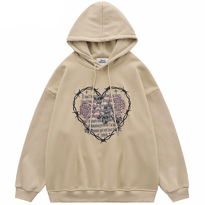 "Crossed Eyes" Unisex Men Women Streetwear Graphic Sweatshirt Daulet Apparel