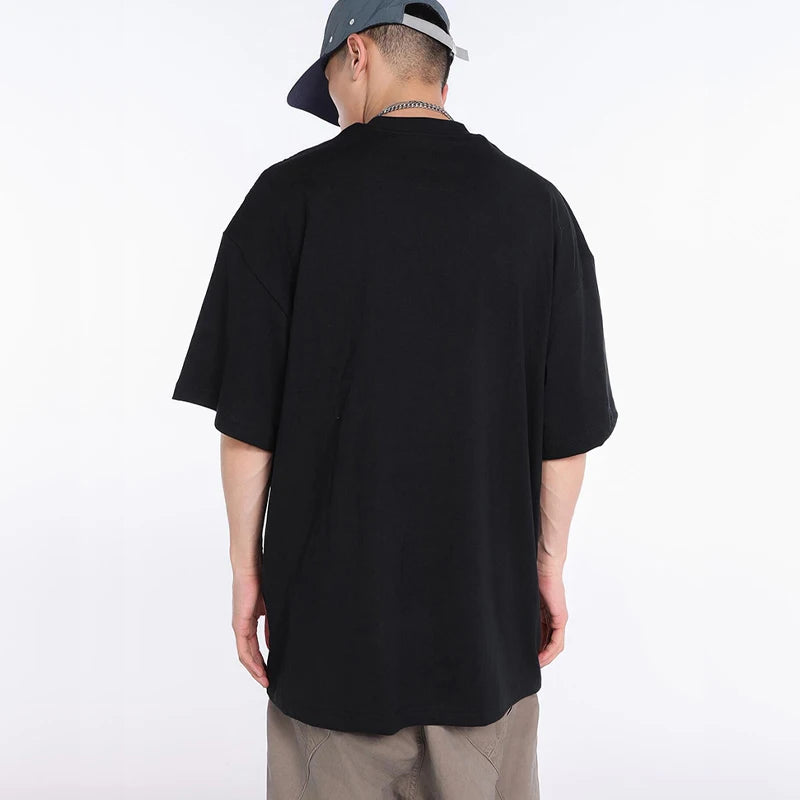 Saint T-shirts New Vintage Wash Letter Printing Chaopai High Street Men Woman Loose Casual Short Sleeve Top Tee Street King Limited