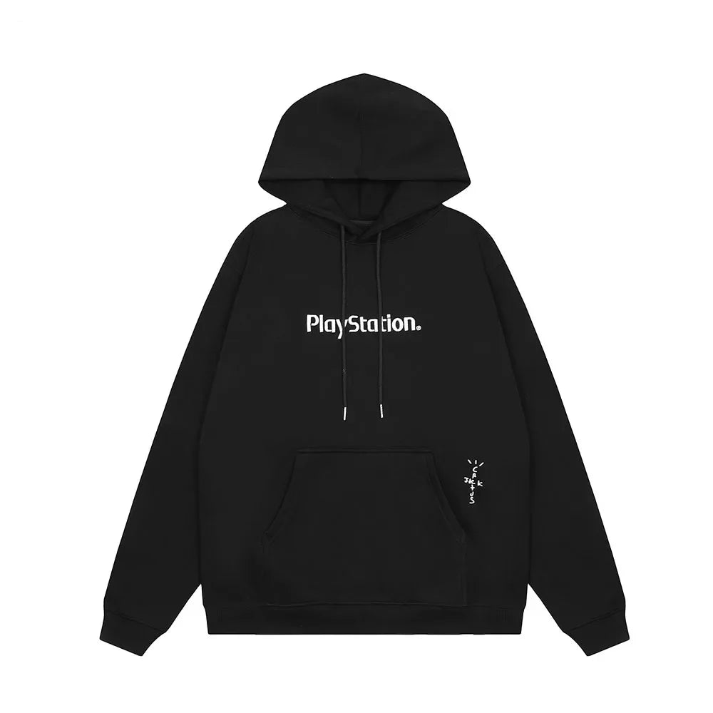 Front Pocket Cactus Jack Pullover Hooded Sudaderas Men and Women High Street Ropa Hombre Hoodies Oversized Loose Sweatshirts Street King Limited
