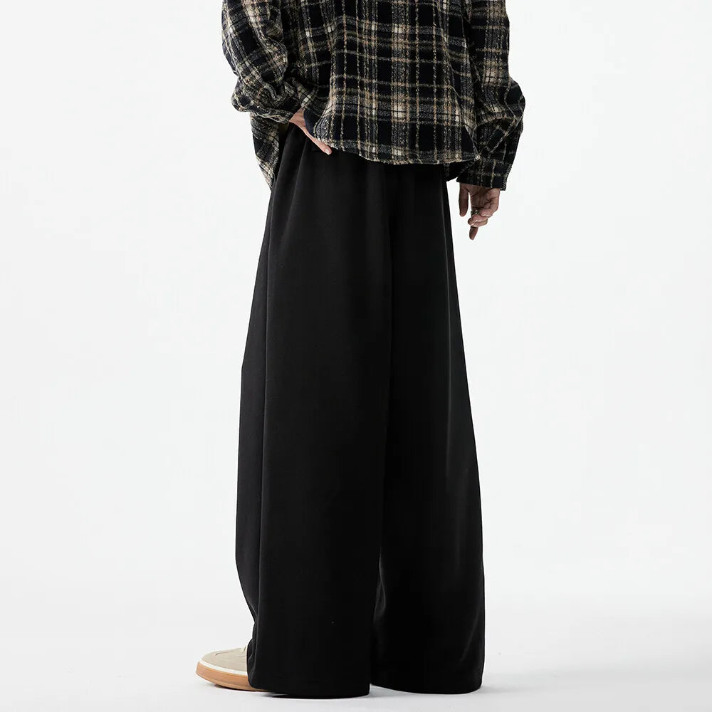 men women loose casual streetwear fashion wide leg sport pants jogger sweatpants hip hop trousers baggy pants relaxed fit joggers