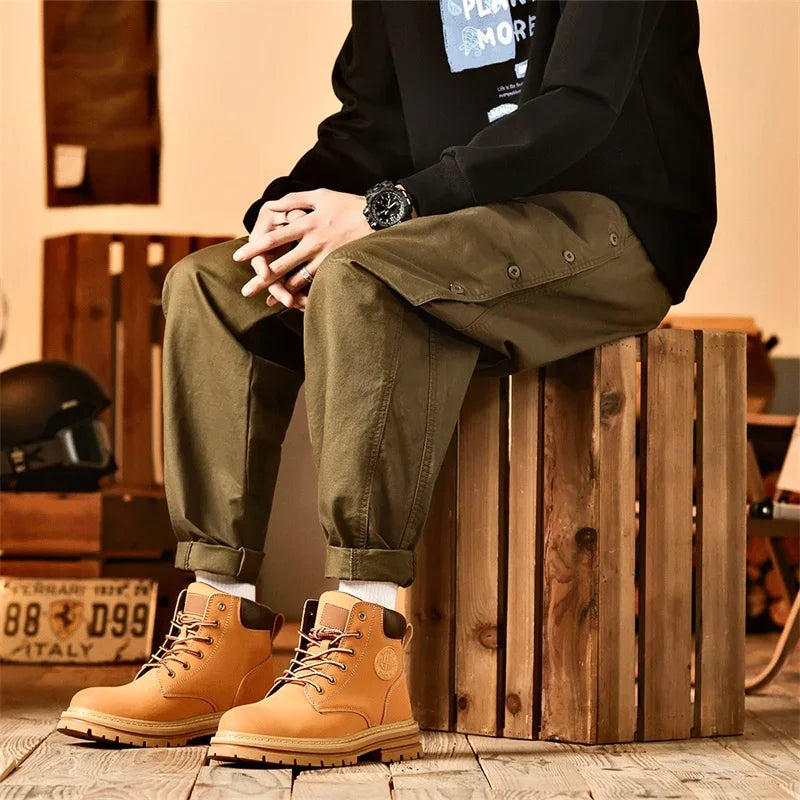 new breasted cargo tracksuit pants for men autumn y2k vintage harem tactical sweatpants casual outdoor baggy joggers trousers relaxed fit joggers