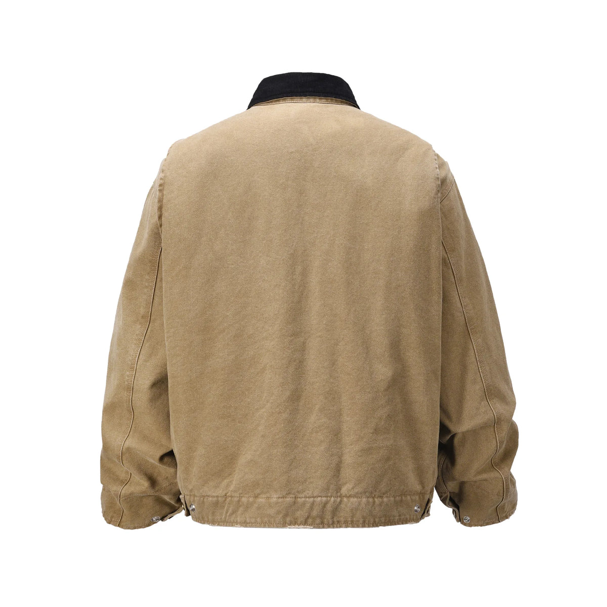 casual loose cargo jacket mens lapel spliced long sleeve retro autumn winter outerwear men unique cargo style 212