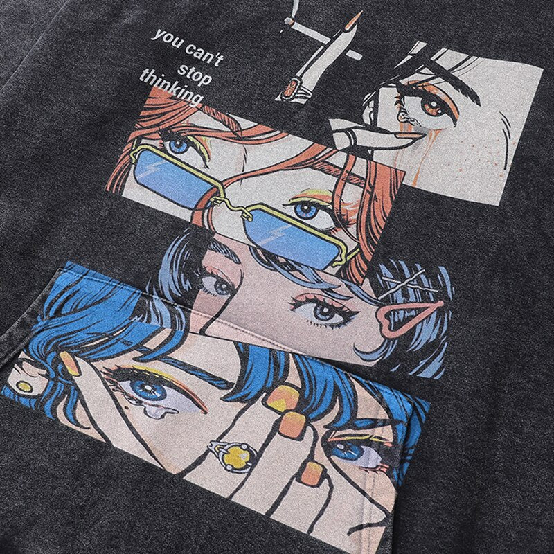 "Comic Book Drama" Unisex Men Women Streetwear Graphic Hoodie Daulet Apparel