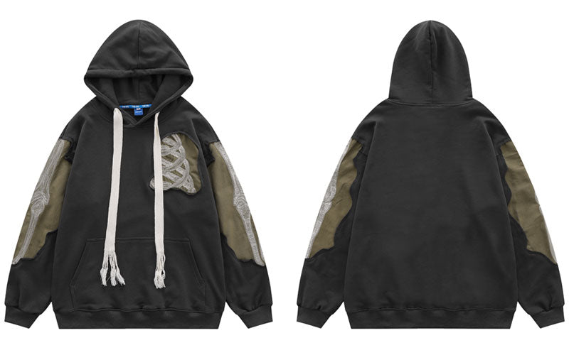 "Diamond Star" Unisex Men Women Streetwear Graphic Hoodie Daulet Apparel