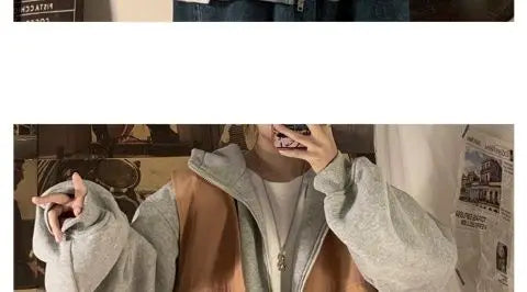Fake two-piece coat men's ins, trendy Japanese functional workwear hooded jacket, autumn European and American retro trend tops Street King Limited