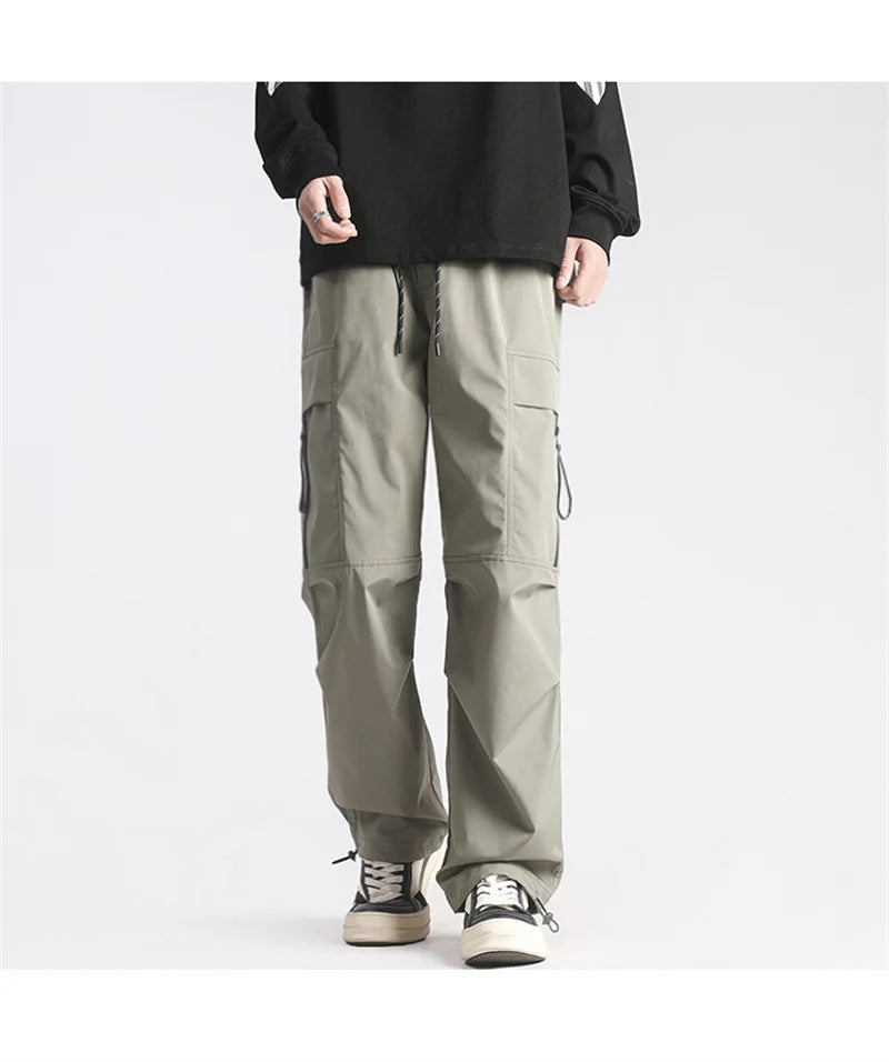 autumn mens cargo pants casual hip hop multi pocket trousers streetwear techwear sweatpants functional baggy pantalones hombre 1 unique joggers style 203