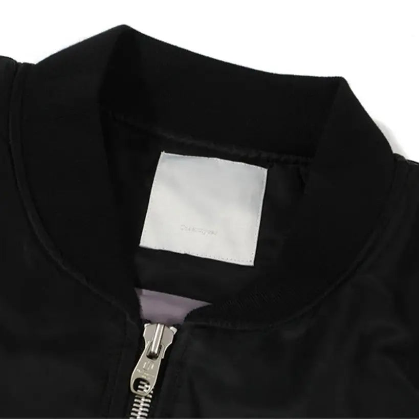 undermycar 2023 new high street fashion brand high quality multi pocket flight jacket cotton coat black clean everyday pants