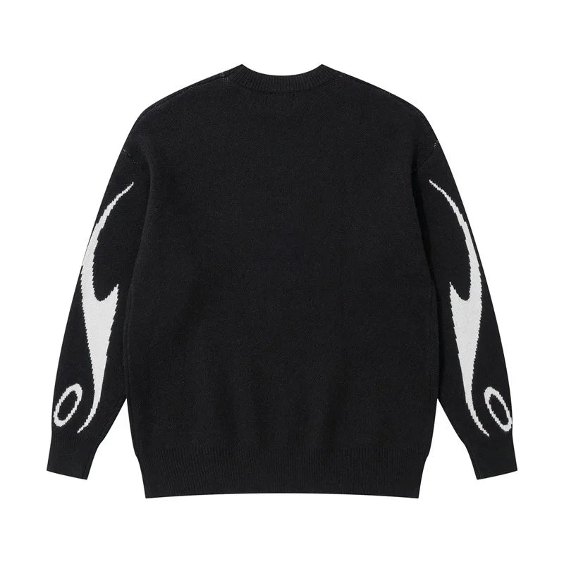 traf-2024 Women's Sweater zssiibo Official Website Autumn New y2k Fashion Couple's Clothing Women's Clothing Sales Street King Limited