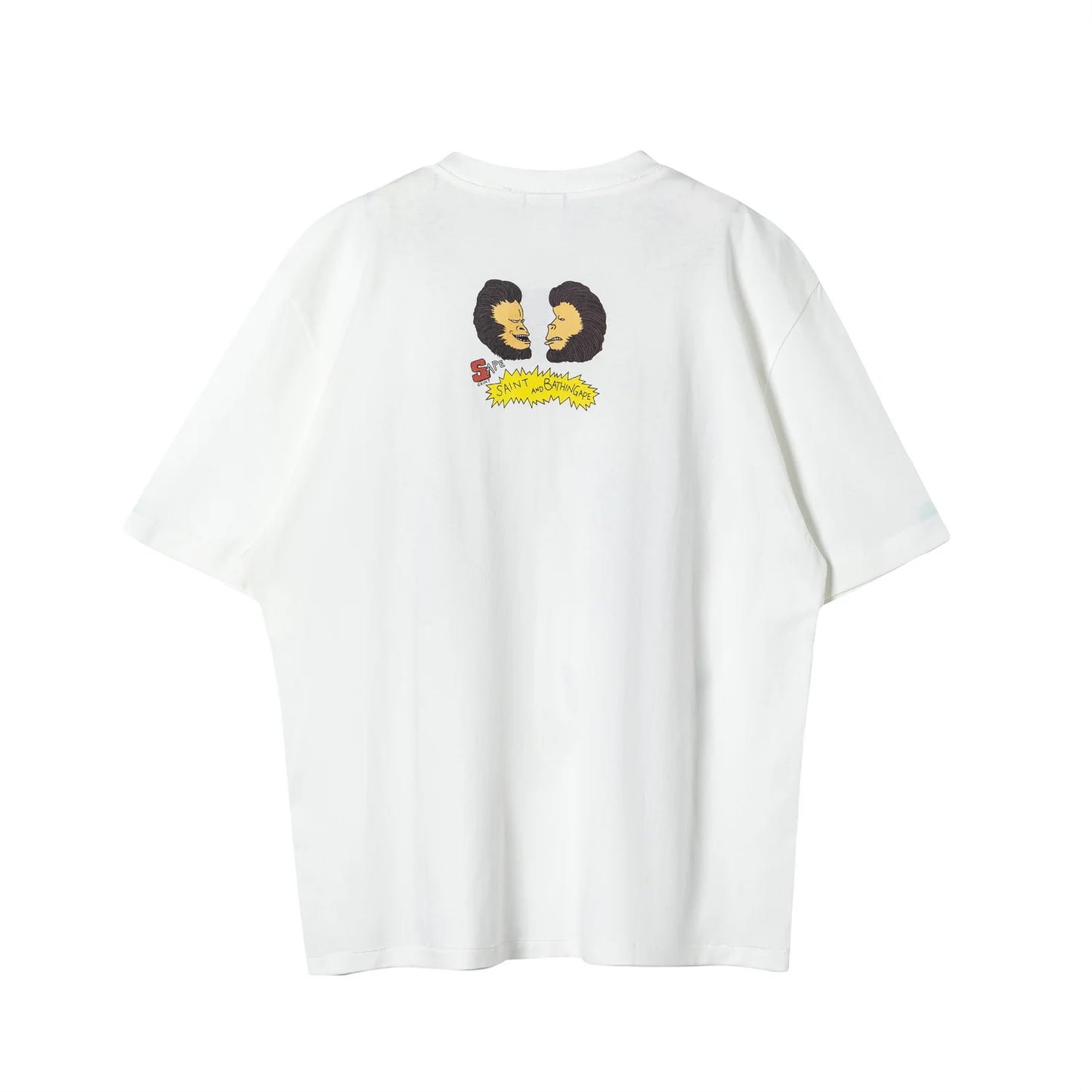 Summer 24ss Cartoon print casual loose round neck pullover short sleeved T-shirt Tops For Men Street King Limited