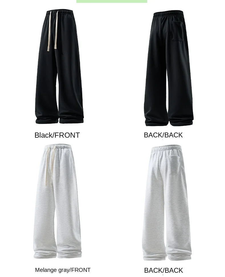 thin casual wide leg pants hang sense fashion handsome classic multi match durable fabric comfortable breathable casual pants unique default style 1324