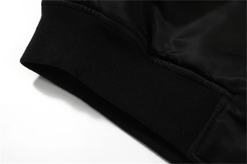 undermycar 2023 new high street fashion brand high quality multi pocket flight jacket cotton coat black unique default style 3638