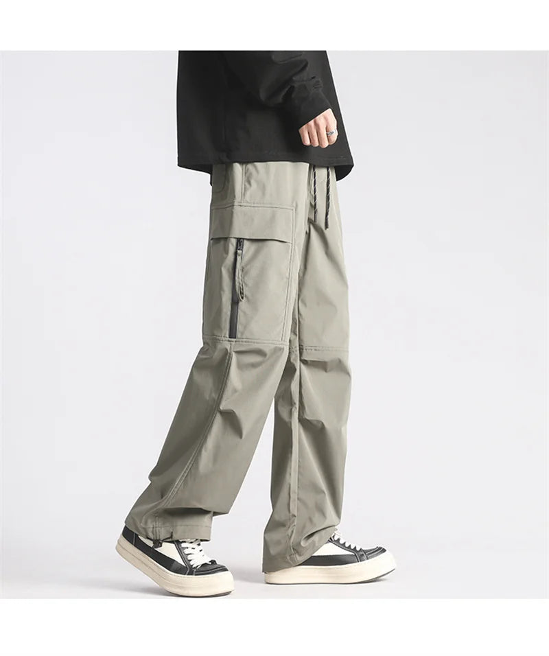 autumn mens cargo pants casual hip hop multi pocket trousers streetwear techwear sweatpants functional baggy pantalones hombre 1 unique joggers style 206