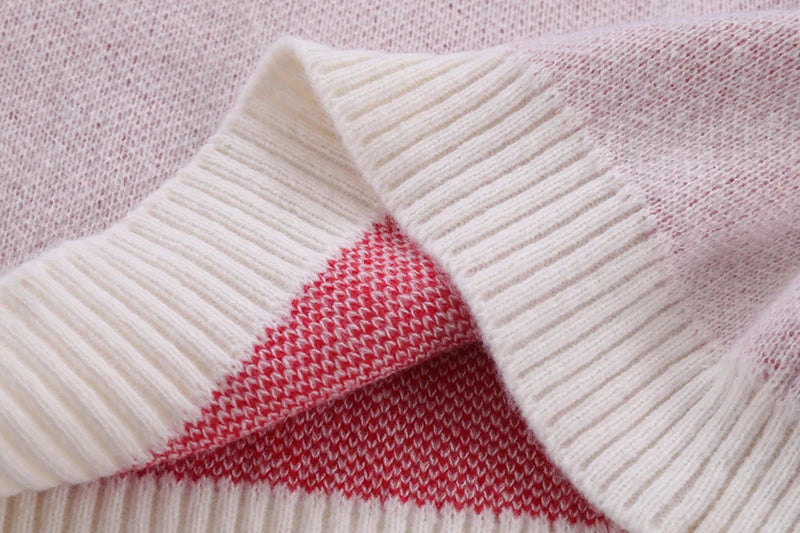 Men Knitted Sweater Jumper Casual Polo Neck Letter Casual Long Sleeve Streetwear Hip Hop Autumn Winter Pullover Knitwear Sweater Street King Limited