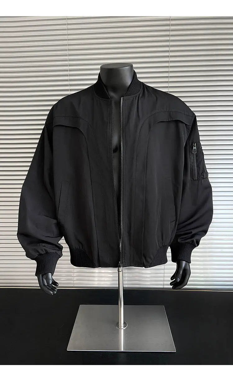 spring autumn cleanfit bomber jacket men streetwear fashion loose casual hip hop short cargo motorcycle jacket women coat unique cargo style 482