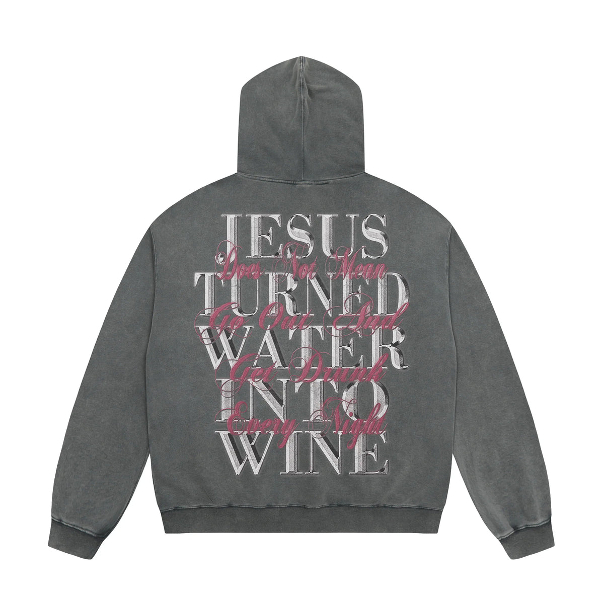 24ss Vintage SM Brand Fashion Washed Distressed stir fried salt high gram heavy vintage looped hoodie hooded sweatshirt Street King Limited