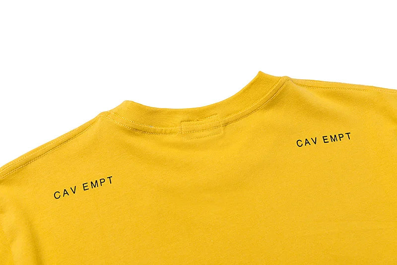 C.E T-shirts Men Woman Good Quality Cotton Casual Loose Vintage Abstract Face Printing Summer O-Neck CAVEMPT Top Tee Street King Limited