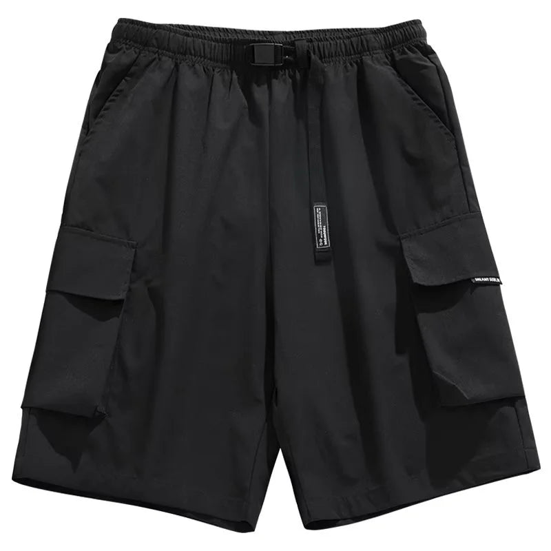 summer mens breathable cargo shorts 2025 multi pockets shorts homme loose gym short pants casual outdoor beach short overalls unique cargo style 3153