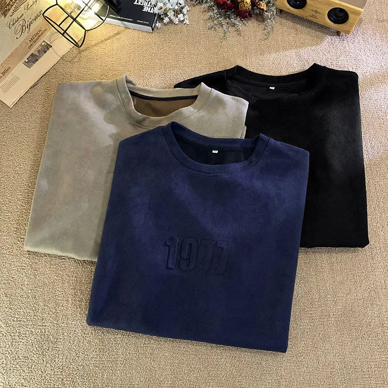 Trendy American Summer Men and Women Retro 1997 Graphic T-shirt Couple Loose and Personalized High Street Casual Short sleeved Street King Limited