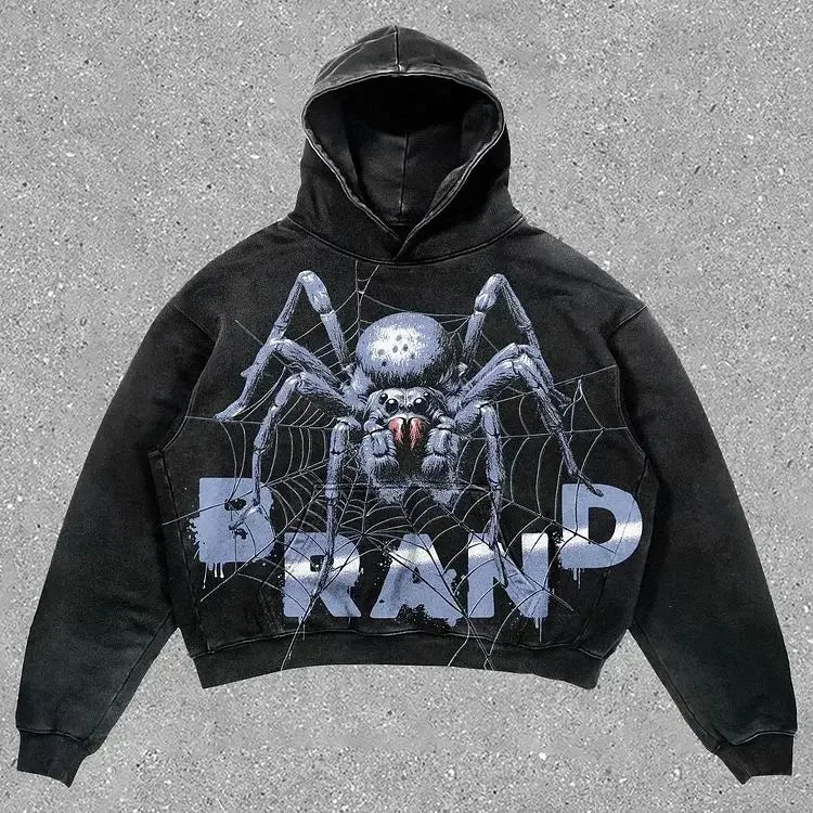 Harajuku Oversized Gothic Letter Print Hoodies Women Streetwear Sweatshirt Y2k Tops Gothic Clothes Grunge Hoodie Women Clothing Street King Limited