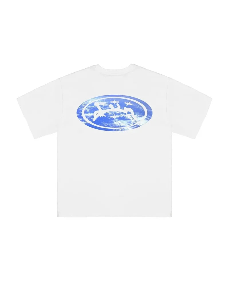 European and American Trendy Brand Personalized Letter Print Oversized Short-sleeved Men Y2k Street Retro Fashion T-shirts Women Street King Limited