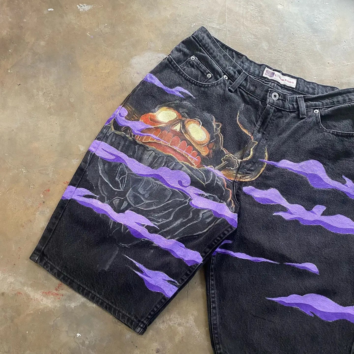 harajuku popular y2k baggy jeans wide leg denim pants anime fashionstyle sweatpants couples streetwear trouser men clothing urban active pants