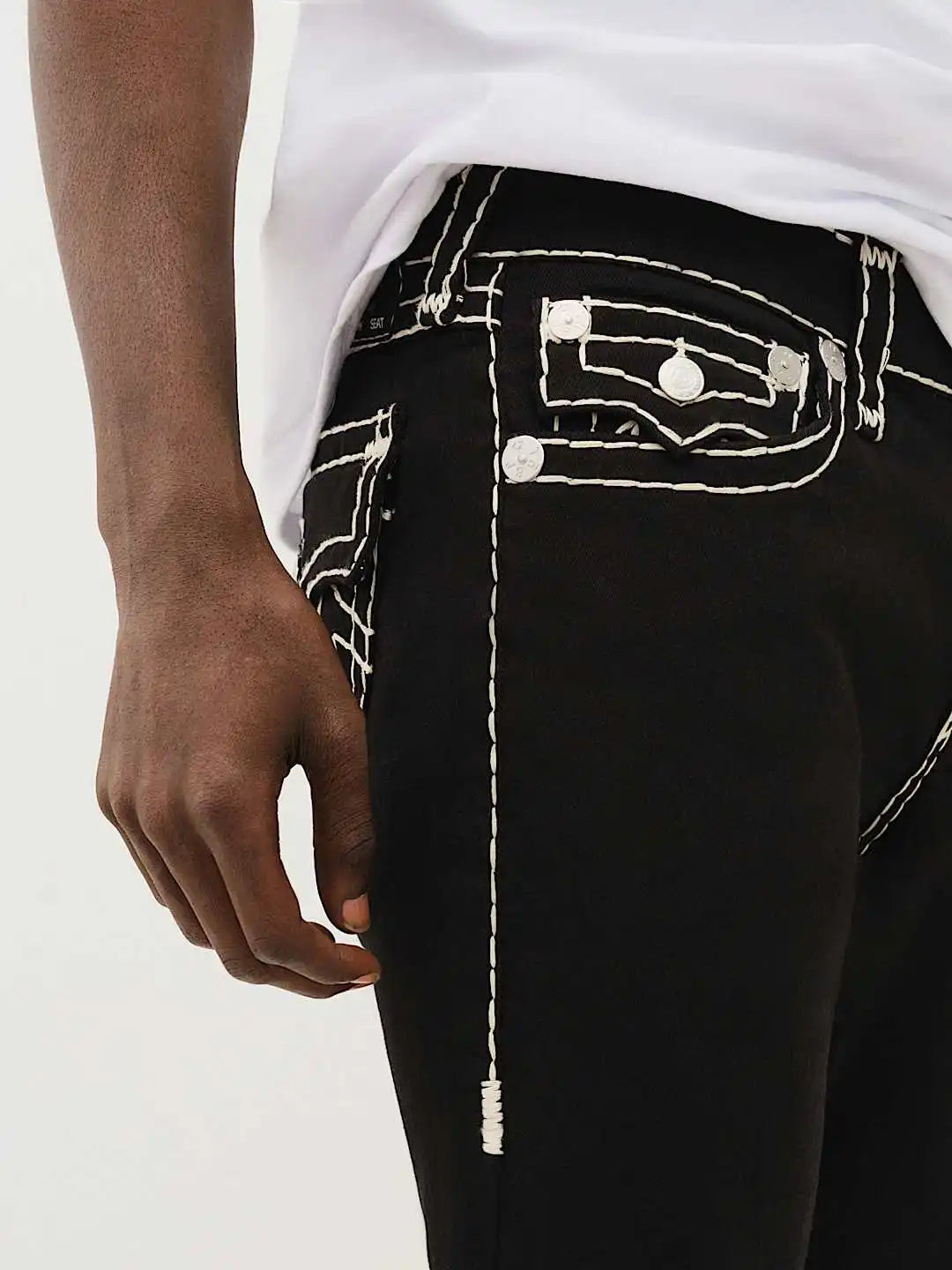 true faith embroidered jeans vintage street gothic loose casual denim hip hop red trousers couples baggy pants y2k clothes vintage washed jeans