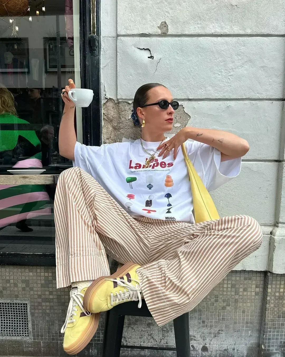 Lemon Graphic T Shirts Casual Streetwear Harajuku Washed Cotton Gothic Clothes Oversized Y2k Top Couples Goth Women Clothing Street King Limited