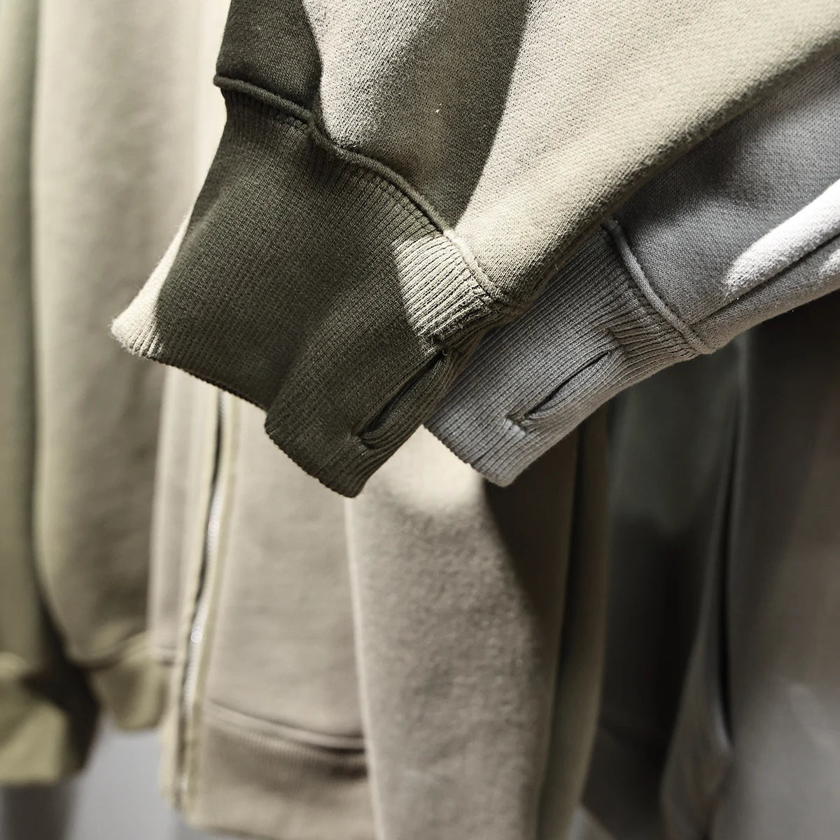 Streetwear Solid Color Ninja Zipper Hoodies Men's Fleece Turtleneck Cardigan Outdoor Oversized Hoody Plus Velvet Charge Coat Street King Limited