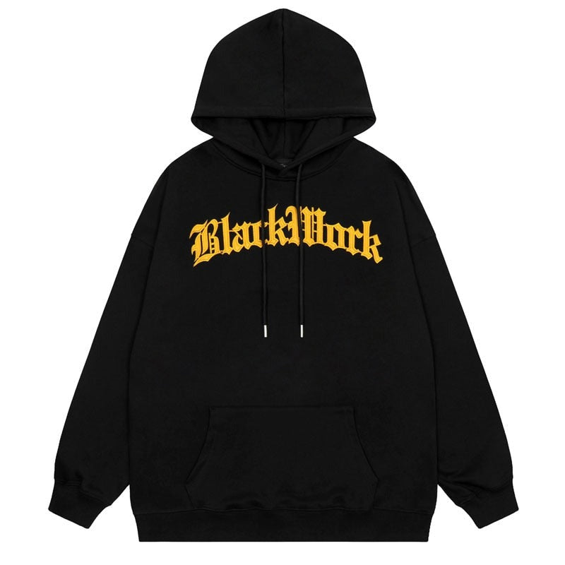 "Back To Work" Unisex Men Women Streetwear Graphic Hoodie Daulet Apparel