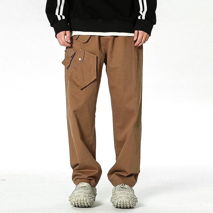 men streetwear fashion loose casual wide leg techwear cargo pants track trousers women harem trousers joggers sweatpants streetwear sweatpants