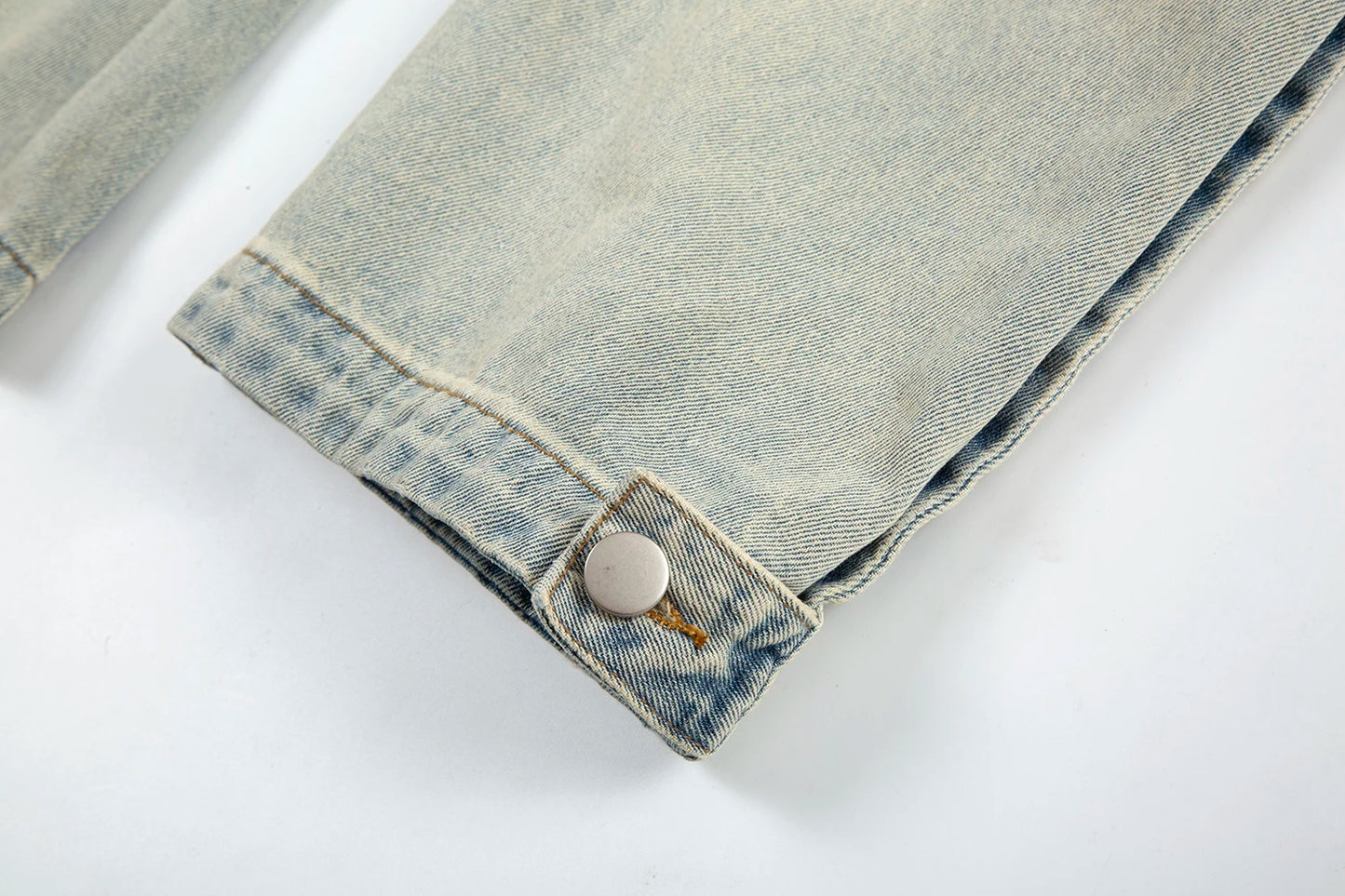 y2k side buckle washed cleanfit baggy pencil jeansfor men streetwear vibe style pantalones hombre loose casual denim trousers unique jeans style 1464