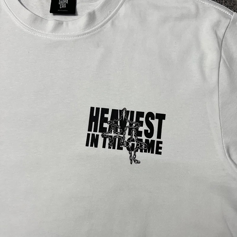 2024ss Drama Call T-shirt Men Women 1:1 High Quality Stars Letter Print Fashion Street Lovers Casual Tops Tee Street King Limited