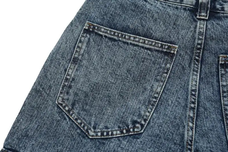 fashion loose streetwear cargo denim jeans unisex casual multi pocket wide legs jean pants hip hop joggers mens baggy jeans unique joggers style 1968
