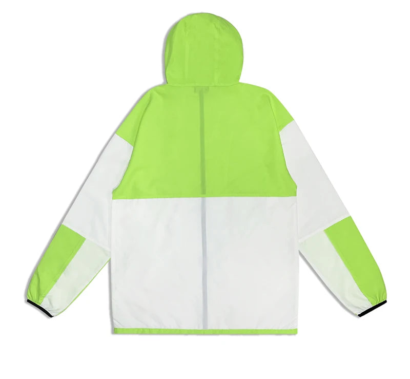 Rainbowtouches Jacket Men High Street Fashion Zipper Hoodie Mens Style Color Matching Coat Hip Hop Jacket Brand Quality Clothing Street King Limited