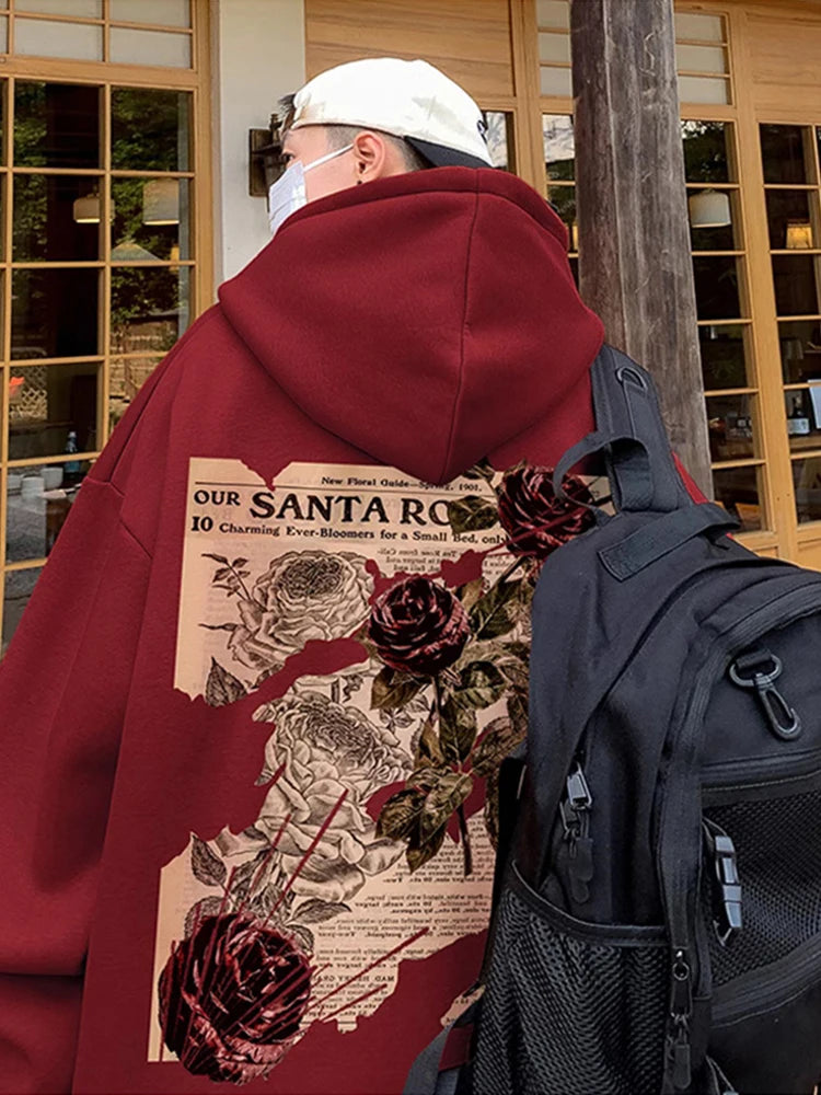 Skatercore Flame Bold Hoodie Cold-Weather Flex