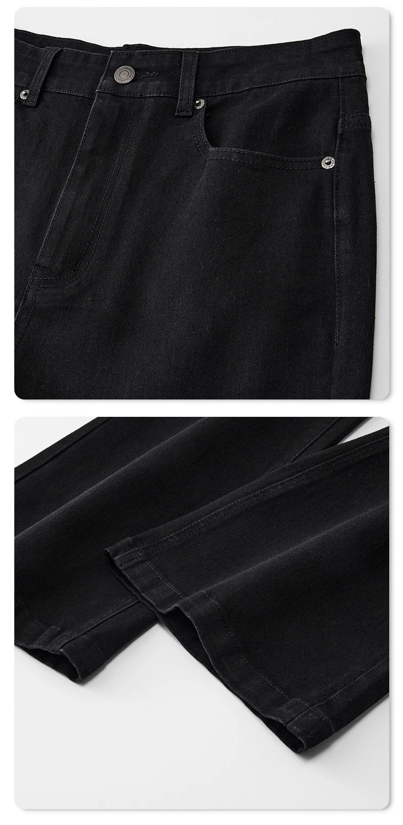 men black elastic denim micro flared jeans pants streetwear fashion cleanfit hip hop punk slim fit jeans y2k pants trouser unique jeans style 1697