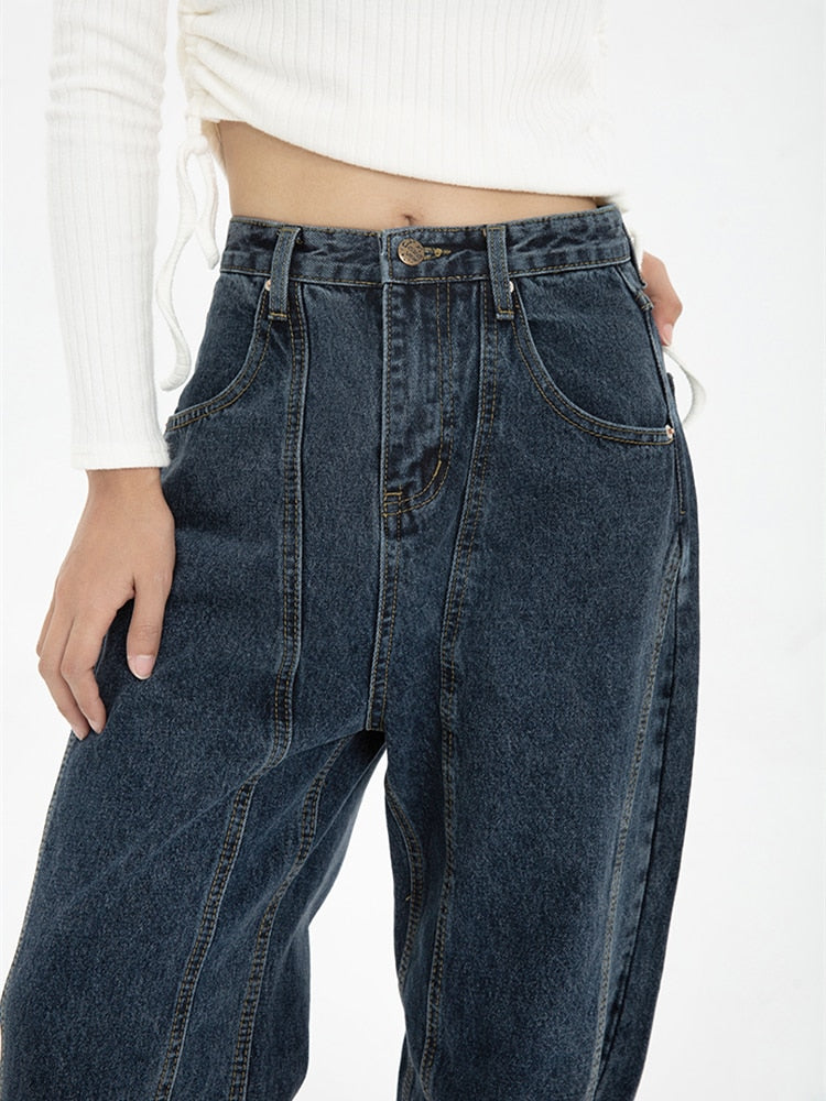 "Rockstar" Unisex Men Women Streetwear Denim Jeans Daulet Apparel