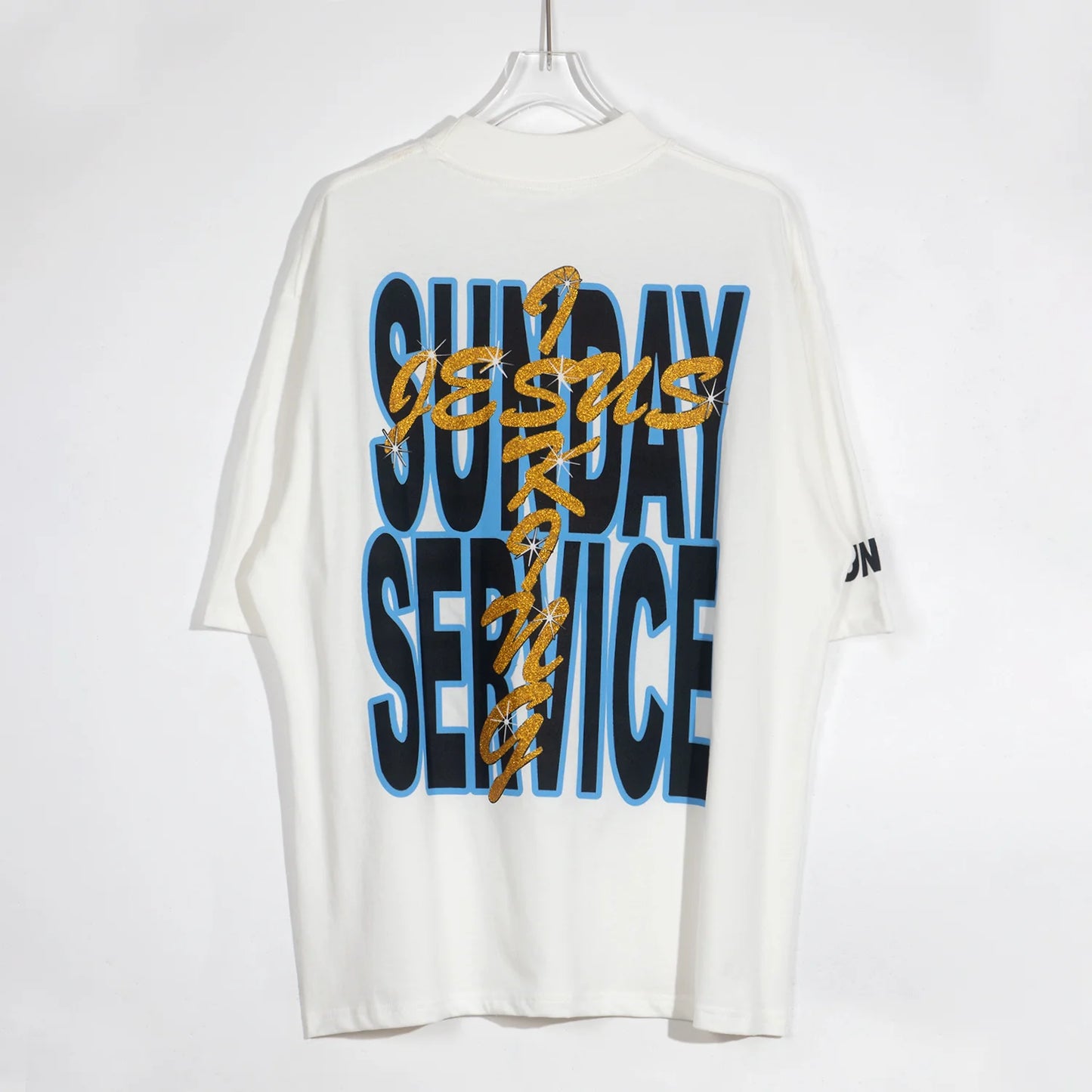 Summer Kanye West Chicago Limited Peripheral High-Street Retro Tops T-Shirt Street King Limited