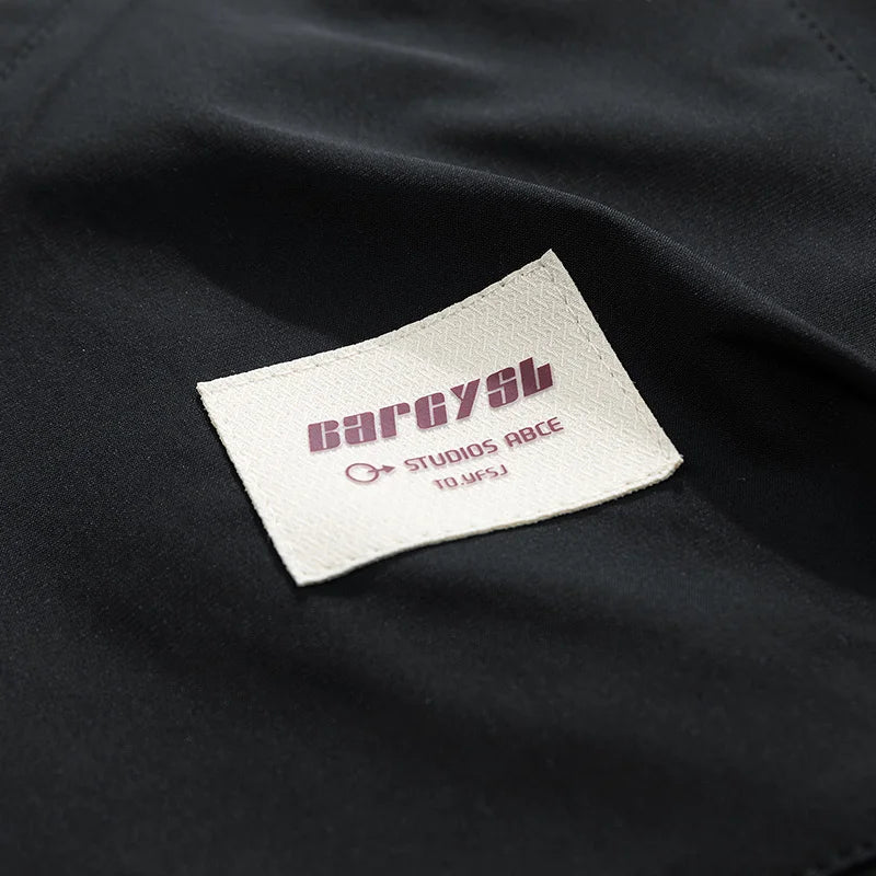 mens hooded jacket clashing colours jackets letter print jacket streetwear casual outdoor coats 2024 spring fall male clothing clean everyday pants