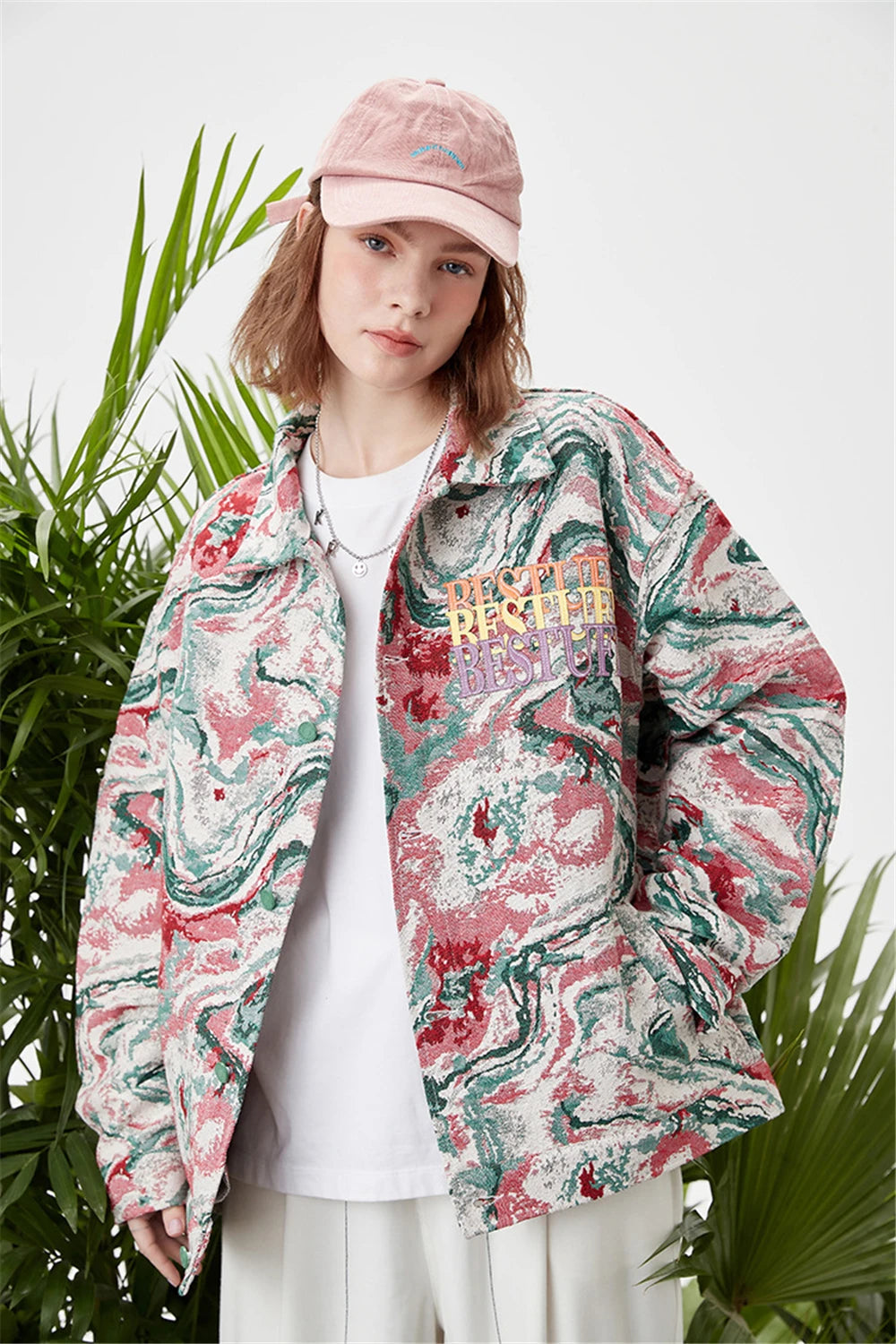 vintage jacket for men 2023 autumn harajuku retro graphic coat man loose varsity jackets casual outwear streetwear men clothing unique default style 1527