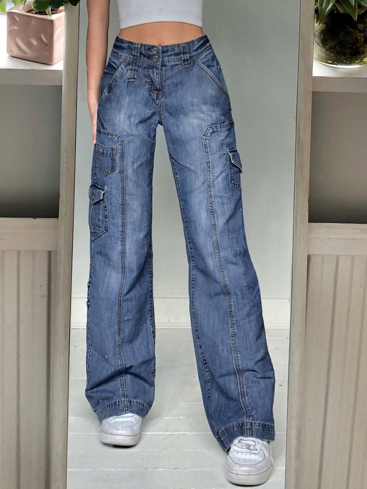 "Patched" Unisex Men Women Streetwear Denim Pants Daulet Apparel