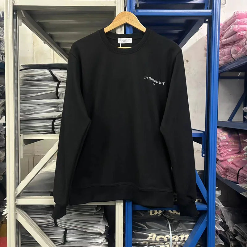Black Rice White IH NOM UH NIT Hoodies Gold Necklace Masked Men Printing Men Woman Good Quality Casual Sweatshirts Street King Limited