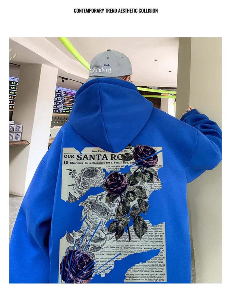 Skatercore Flame Bold Hoodie Cold-Weather Flex