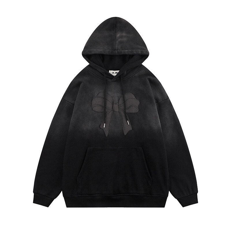 "Bow Tie" Unisex Men Women Streetwear Graphic Hoodie Daulet Apparel