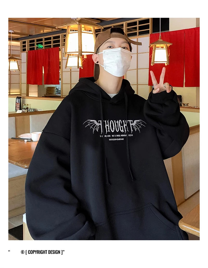 Skatercore Flame Bold Hoodie Cold-Weather Flex