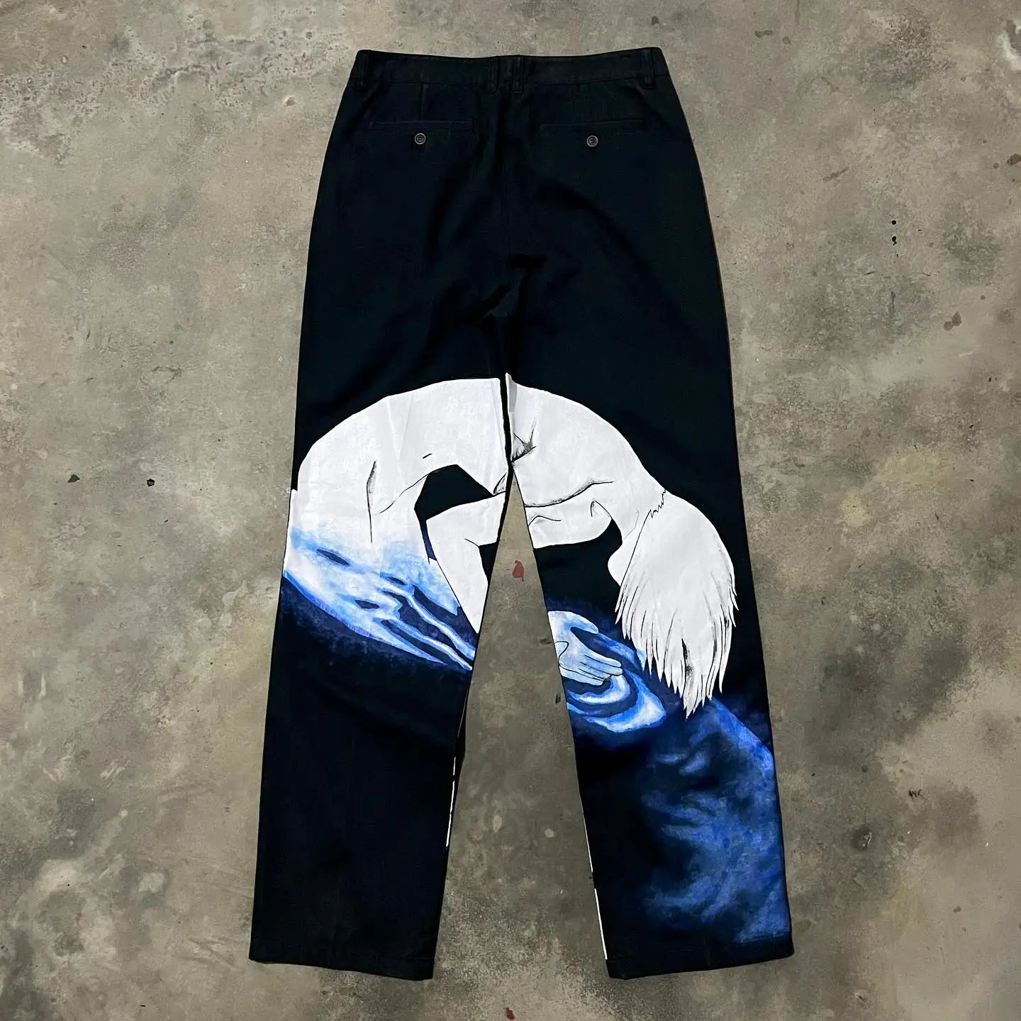 Y2K Harajuku Next Drop Streetwear Jeans for Men Wide Trouser Graphic New Women High Waist wide leg Pants y2k men clothing Street King Limited