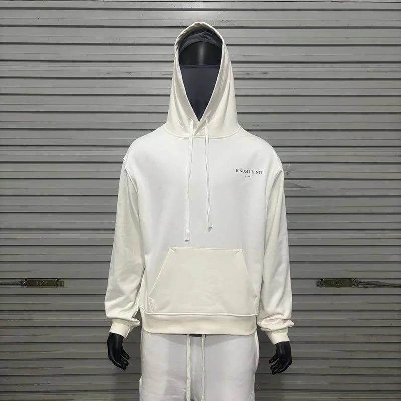 Black Rice White IH NOM UH NIT Hoodies Roses Masked Men Printing Loose Casual Lovers Men Woman Pullover Sweatshirts Street King Limited