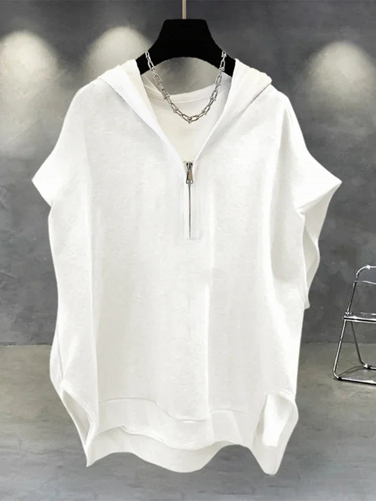 Techwear inspired Y2K tee – sadcore oversized print street fit